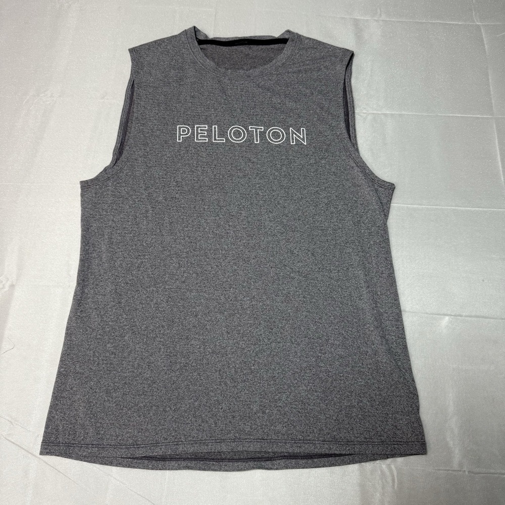 Lululemon x Peloton Tank Top Men Gray Workout Athletic